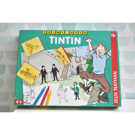 JEU NATHAN PRINT DECO TINTIN