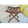 TABOURET PLIANT BOIS TOURNÉ