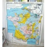 CARTE SCOLAIRE FRANCE INDUSTRIELLE & MINERALE