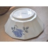 SALADIER ROSE BLEUE Digoin Sarreguemines