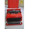 MACHINE à ÉCRIRE "VALENTINE" OLIVETTI ROUGE