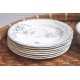 ASSIETTES vintage PORNIC Terre de Fer HB & Cie (X7)