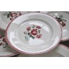 ASSIETTE BOUQUET FLEURI Digoin Sarreguemines (X1)