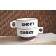 DUO TASSES DEJEUNER BISTROT CHOKY VINTAGE (X2)