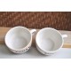 DUO TASSES DEJEUNER BISTROT CHOKY VINTAGE (X2)