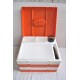 VALISE CANTINE SEVENTIES "PAC A PIC" ORANGE