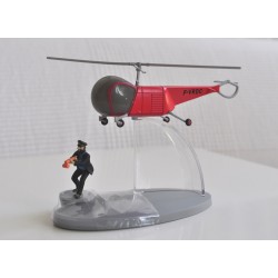 HELICOPTERE rouge TINTIN "L'AFFAIRE TOURNESOL"