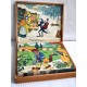 JEU CUBES PUZZLE ancien FABLES de LA FONTAINE