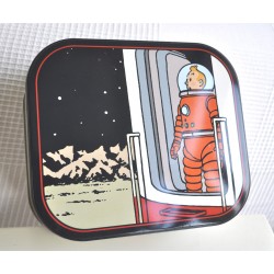 BOÎTE à BISCUITS DELACRE TINTIN COSMONAUTE 2019