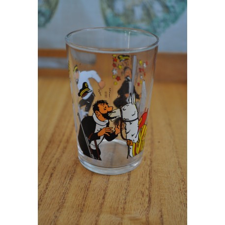 VERRE AMORA TINTIN 1974 "CAPITAINE HADDOCK"