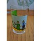 VERRE AMORA TINTIN 1974 "PR TOURNESOL ET LIT ENCASTRABLE"