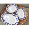 PLATS de SERVICE BADONVILLER ART DECO (X3)