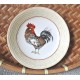 ASSIETTES COUR NORMANDE NIDERVILLER COQS (X4)