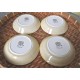 ASSIETTES COUR NORMANDE NIDERVILLER COQS (X4)