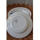 SERVICE ASSIETTES FLEURS BLEUES ELORN BADONVILLER (X6)