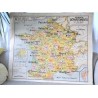 CARTE FRANCE DES DEPARTEMENTS VIDAL LABLACHE N°4