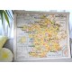 CARTE FRANCE DES DEPARTEMENTS VIDAL LABLACHE N°4