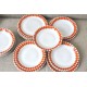 SERVICE ASSIETTES PORCELAINE RENNER COLLECTION "MON CHERI" (X12)