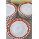 SERVICE ASSIETTES PORCELAINE RENNER COLLECTION "MON CHERI" (X12)