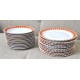 SERVICE ASSIETTES PORCELAINE RENNER COLLECTION "MON CHERI" (X12)