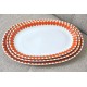 PLATS DE SERVICE SEVENTIES PORCELAINE RENNER Collection "Mon Chéri" (X3)