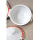 PLATS DE SERVICE SEVENTIES soupière, saucière, grande assiette RENNER Collection "Mon Chéri" (X3)
