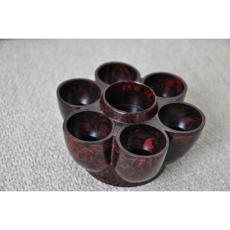 PRESENTOIR à OEUFS DE COMPTOIR EN BAKÉLITE