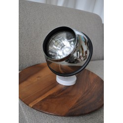 LAMPE SPOT APPLIQUE MURALE EYE BALL CHROMEE