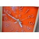 HORLOGE JAZ ELECTRONIC SQUADRIC ORANGE