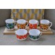 TASSES MUGS ARCOPAL FLEUR DE LOTUS (X6)