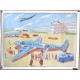 AFFICHE SCOLAIRE MDI LE TERRAIN D'AVIATION - LA GARE