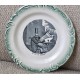 ASSIETTES PARLANTES porcelaine de GIEN - série "Devinette" (X8)