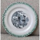 ASSIETTES PARLANTES porcelaine de GIEN - série "Devinette" (X8)