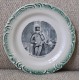 ASSIETTES PARLANTES porcelaine de GIEN - série "Devinette" (X8)