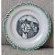 ASSIETTES PARLANTES porcelaine de GIEN - série "Devinette" (X8)