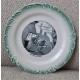 ASSIETTES PARLANTES porcelaine de GIEN - série "Devinette" (X8)