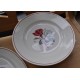PLATS de SERVICE ROSE BLANCHE Digoin Sarreguemines (X3)