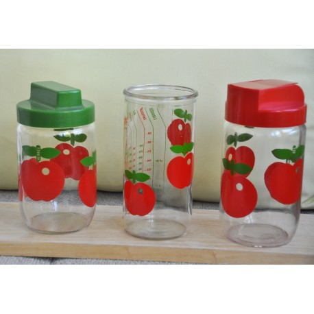 POTS et VERRE DOSEUR HENKEL (X3)