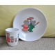 SERVICE VAISSELLE et POUET JOUET BABAR 1990