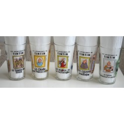 VERRES AMORA TINTIN 1994 (X5)