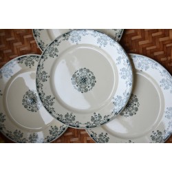 ASSIETTES MIGNON DIGOIN SARREGUEMINES (X4)