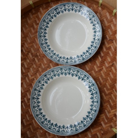 ASSIETTES DECOR TURC - BADONVILLER (X2)