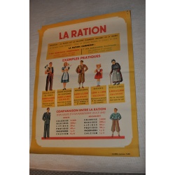 AFFICHE PEDAGOGIQUE "LA RATION - Exemples pratiques"