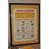 AFFICHE PEDAGOGIQUE "MODES DE CUISSON"