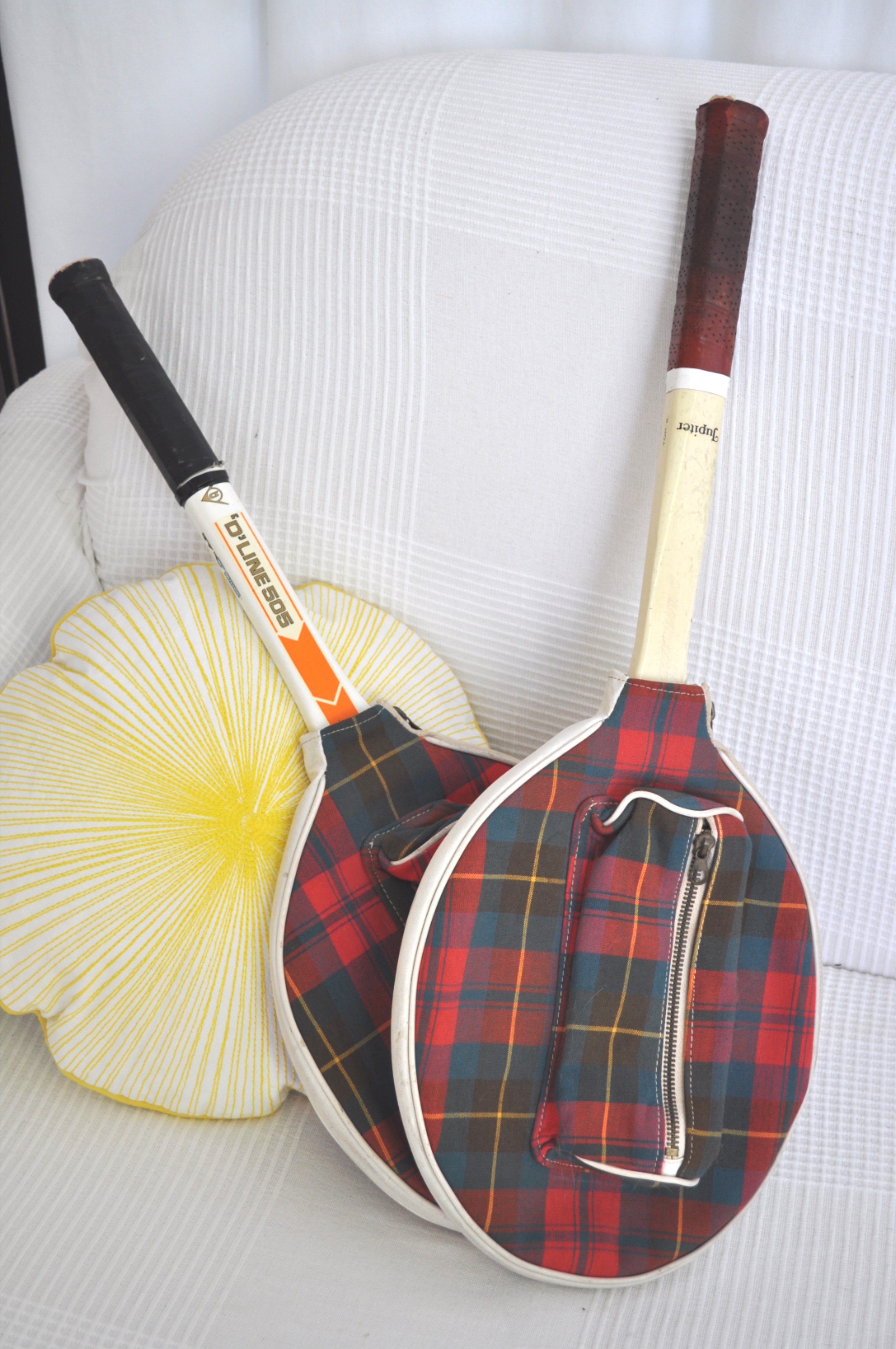 Très Belle Raquette de Tennis Slazenger, Fiberpower, Graphite Composite, Manche en Cuir & Housse - Sport & Plein air