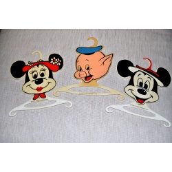 Cintres WALT DISNEY "Mickey, Minnie, Nif-Nif"