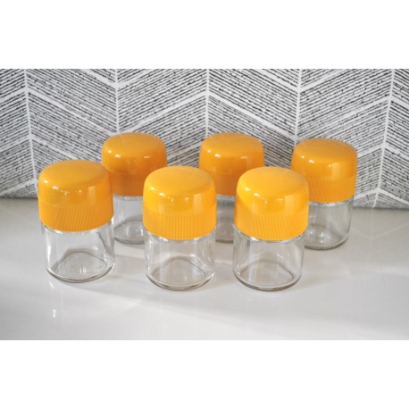 PETITS POTS JAUNE VINTAGE