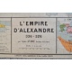 CARTE SCOLAIRE DELAGRAVE "Empire d'Alexandre-Monde Grec"