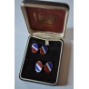 BOUTONS DE MANCHETTES R.A.F "London Badge & Button"