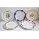 ASSIETTES VINTAGE DÉPAREILLÉES (X5)